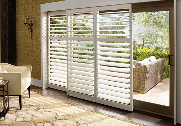 The Beauty of Plantation Shutters for Sliding Glass Doors