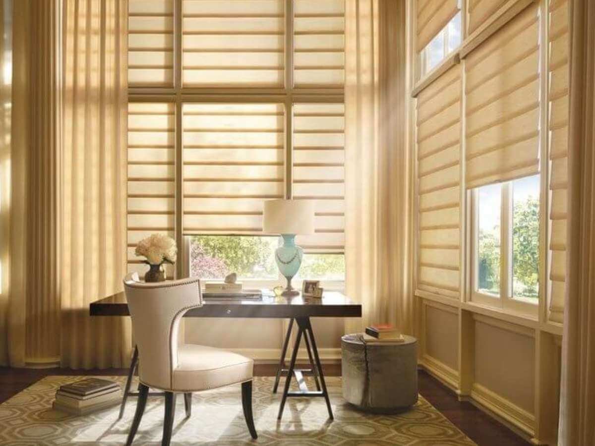 roman shades | window treatments for heat reduction
